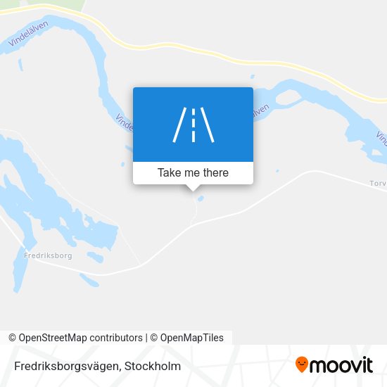 Fredriksborgsvägen map