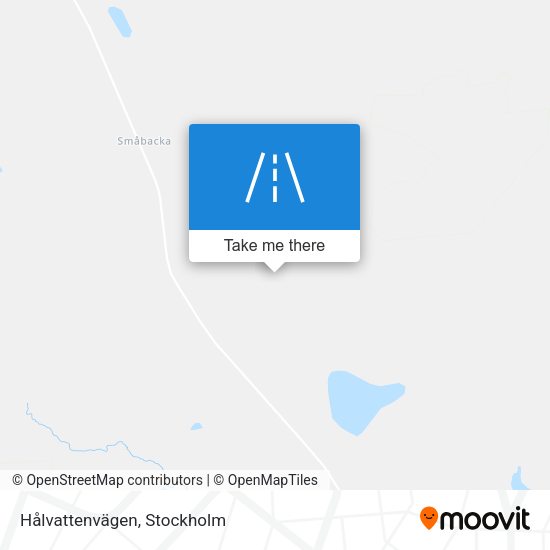Hålvattenvägen map