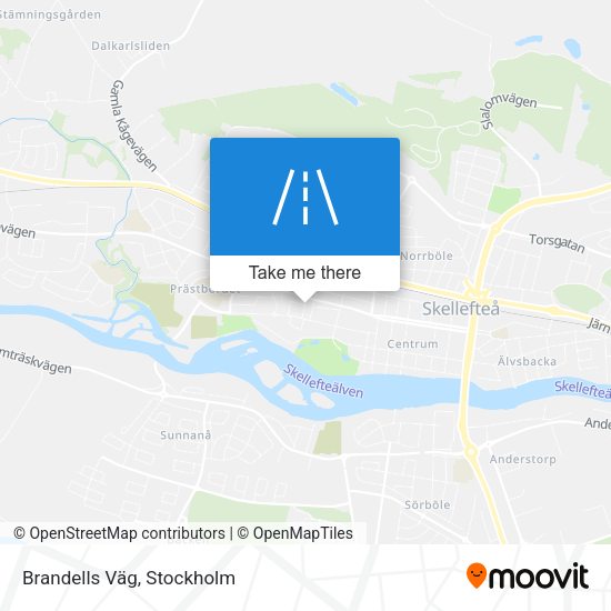 Brandells Väg map