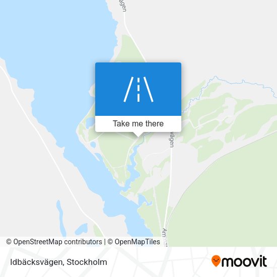 Idbäcksvägen map