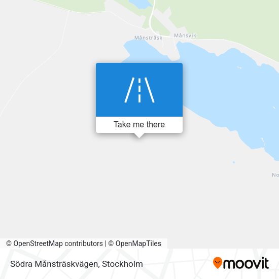 Södra Månsträskvägen map