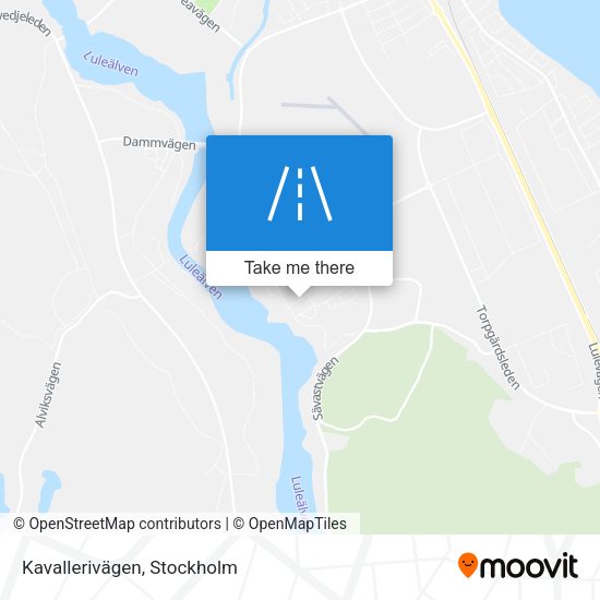 Kavallerivägen map