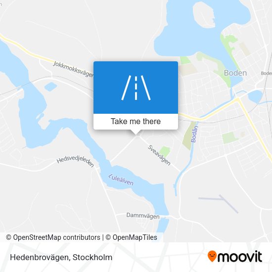 Hedenbrovägen map