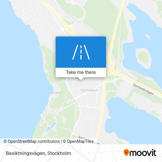 Besiktningsvägen map