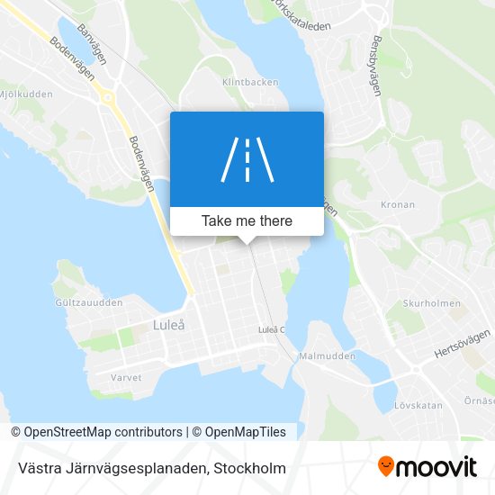 Västra Järnvägsesplanaden map