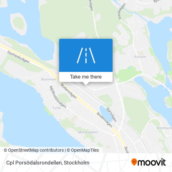 Cpl Porsödalsrondellen map