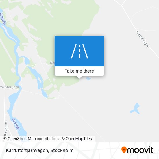 Kärruttertjärnvägen map
