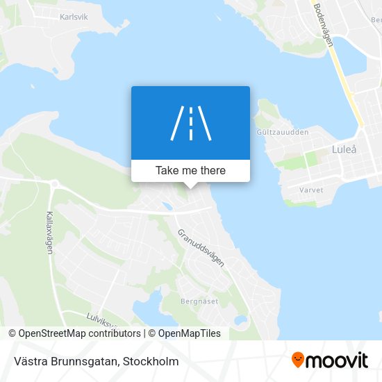 Västra Brunnsgatan map