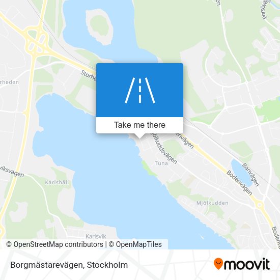 Borgmästarevägen map