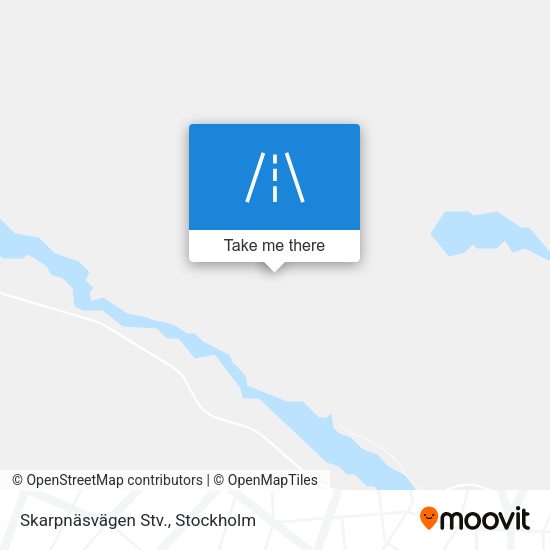 Skarpnäsvägen Stv. map