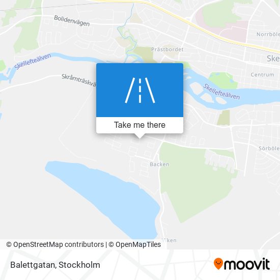 Balettgatan map