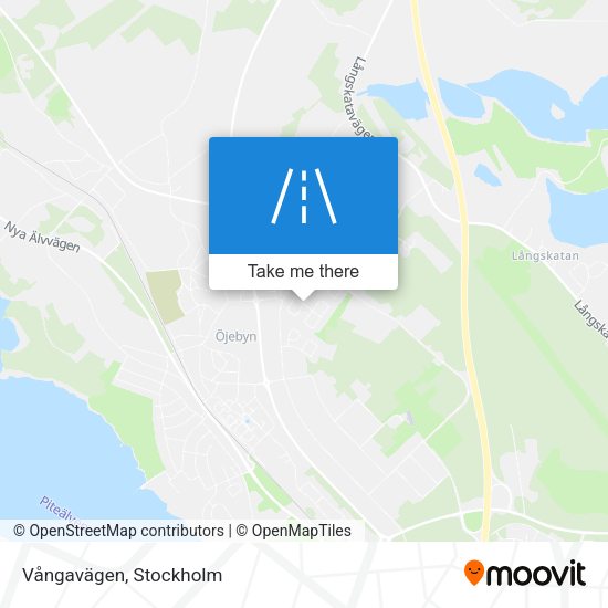 Vångavägen map