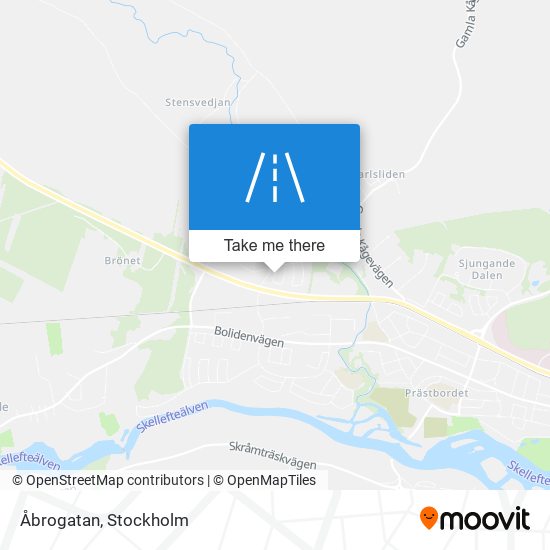 Åbrogatan map