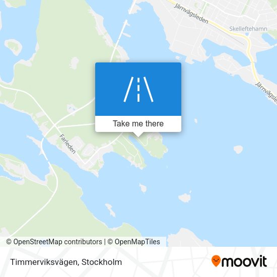 Timmerviksvägen map