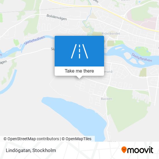 Lindögatan map