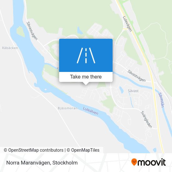 Norra Maranvägen map