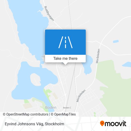 Eyvind Johnsons Väg map