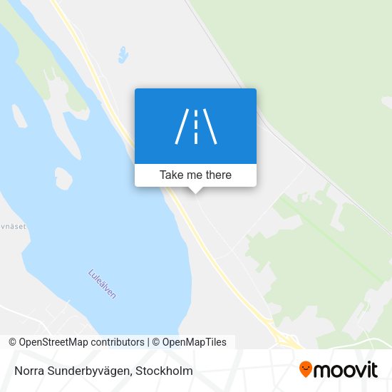 Norra Sunderbyvägen map
