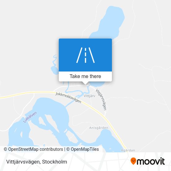 Vittjärvsvägen map