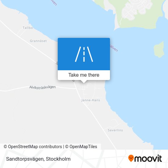Sandtorpsvägen map