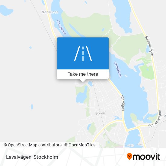 Lavalvägen map