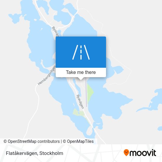 Flatåkervägen map