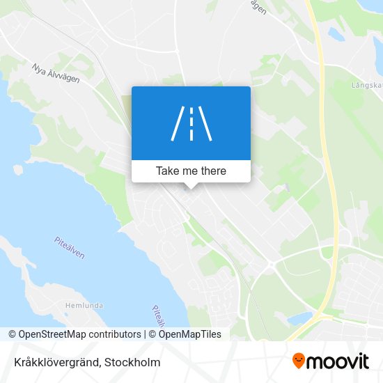 Kråkklövergränd map