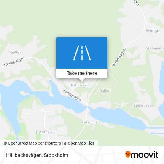 Hällbacksvägen map