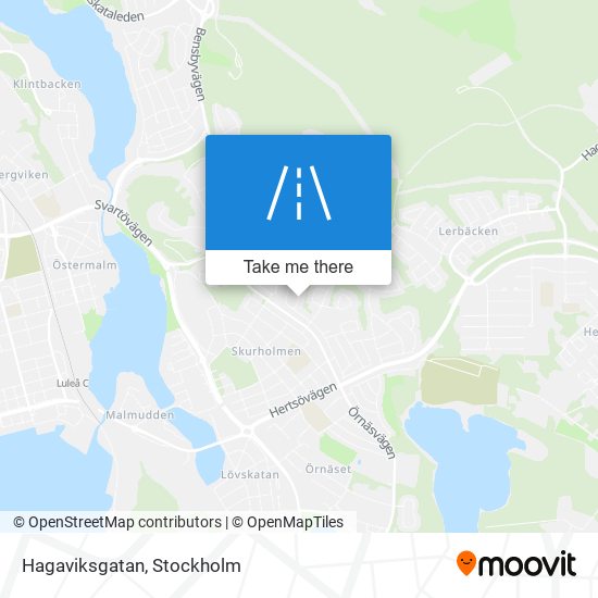 Hagaviksgatan map