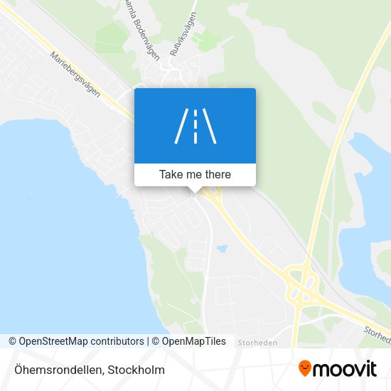 Öhemsrondellen map