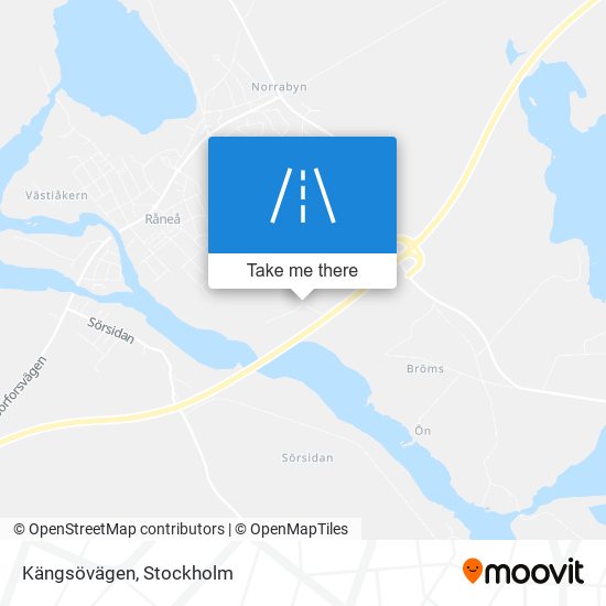 Kängsövägen map