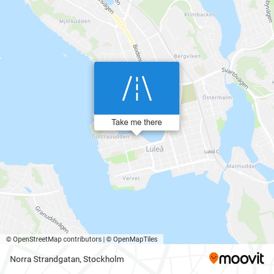 Norra Strandgatan map