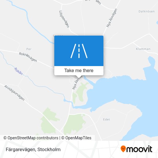 Färgarevägen map