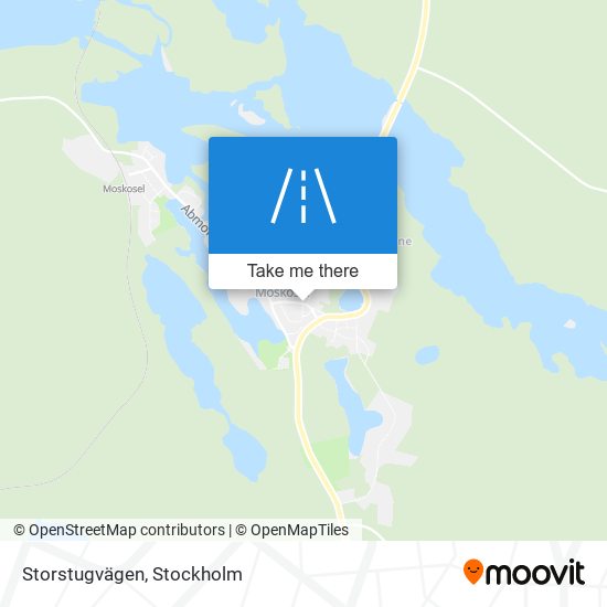 Storstugvägen map