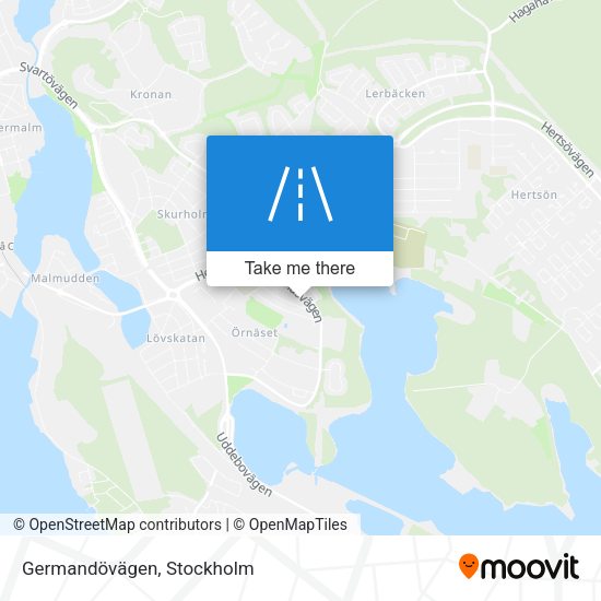 Germandövägen map