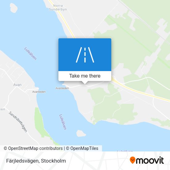 Färjledsvägen map