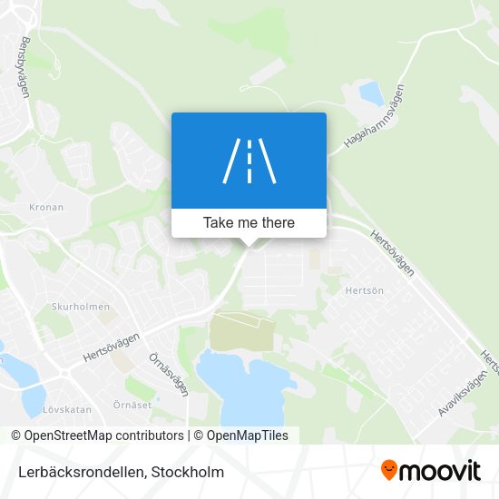 Lerbäcksrondellen map