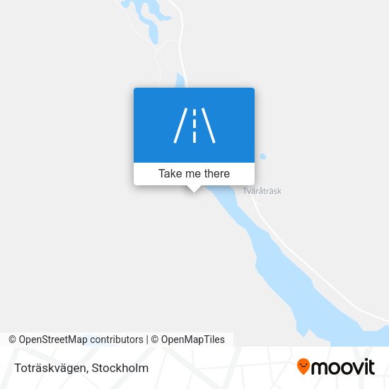 Toträskvägen map