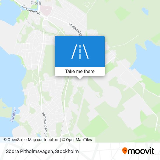 Södra Pitholmsvägen map