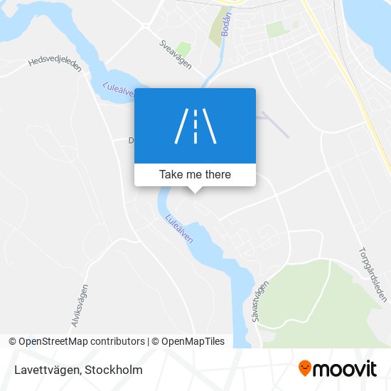 Lavettvägen map