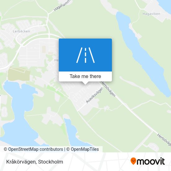 Kråkörvägen map