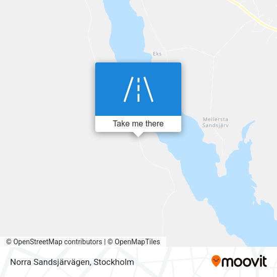 Norra Sandsjärvägen map