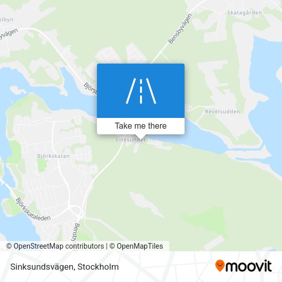 Sinksundsvägen map