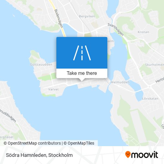 Södra Hamnleden map