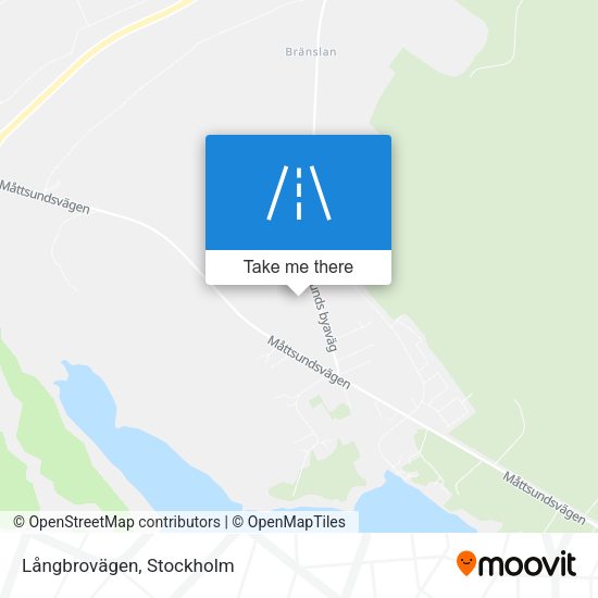 Långbrovägen map