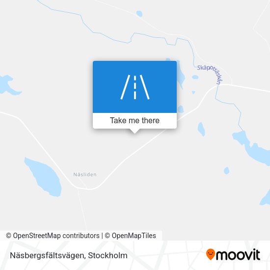 Näsbergsfältsvägen map