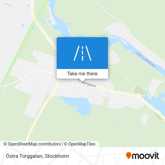 Östra Torggatan map