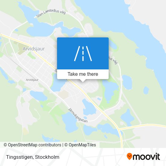 Tingsstigen map