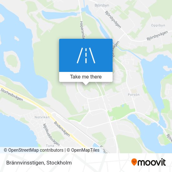 Brännvinsstigen map