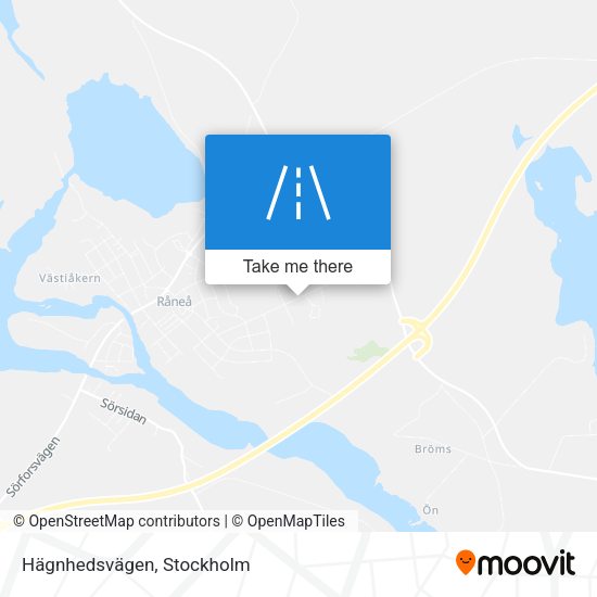 Hägnhedsvägen map